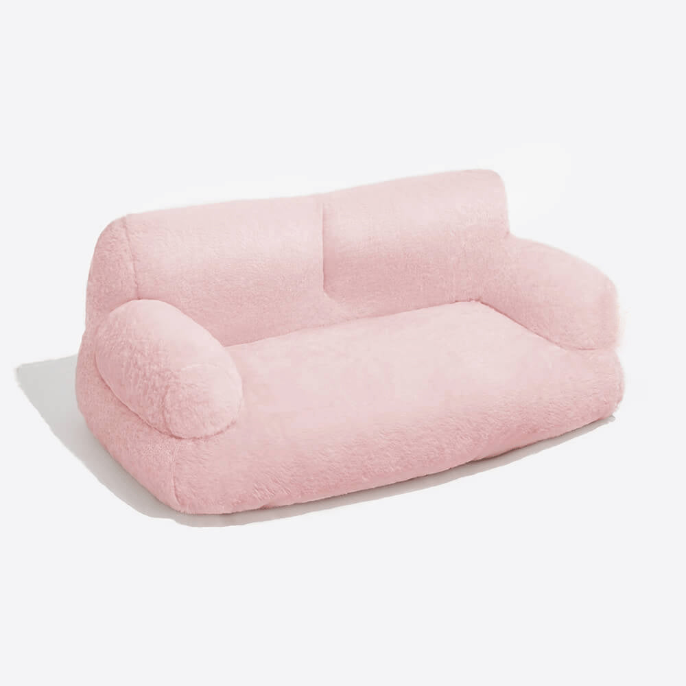 Deluxe Pet Sofa with 100% Cotton Filling for Ultimate Comfort