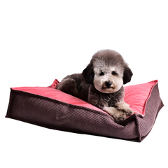 Vintage Clashing Colours Square Dog Bed Sleeping Mat