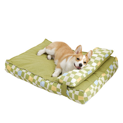 Orthopedic Quilted Pillow Dog & Cat Bed