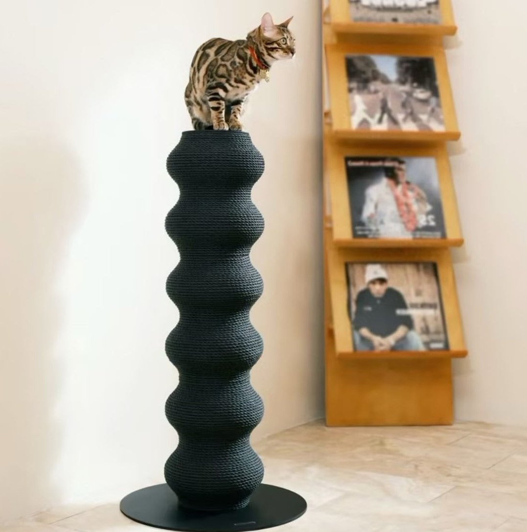 Modular Eco-Friendly Indoor Vertical Large Cat Scratching Post