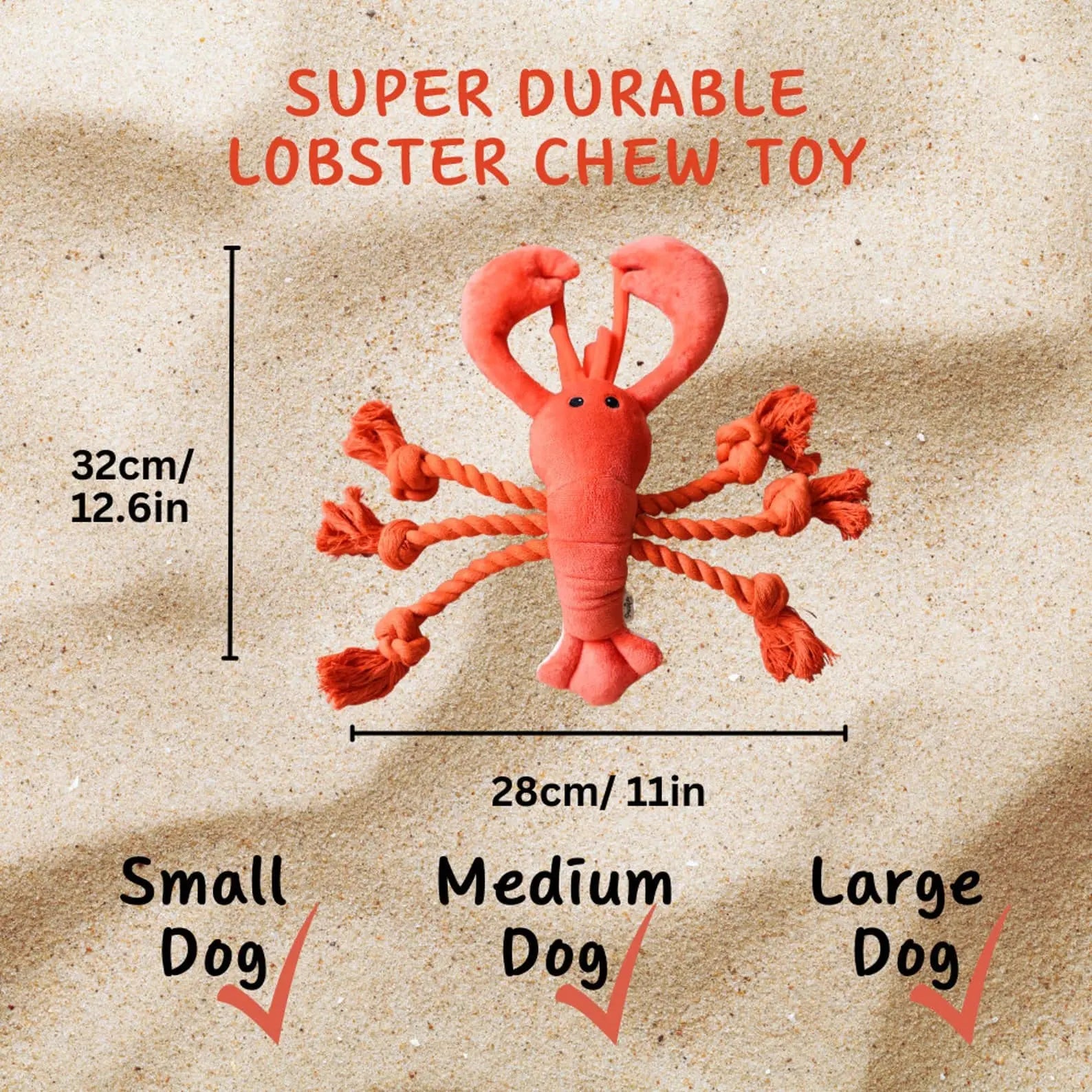 Lobster dog toys, squeaky dog leash toys, dog interactive chew toys, dog Christmas toys, dog birthday gifts