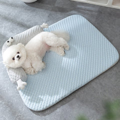 Natural Cooling Pet Bed Neck Guard Dog Bed