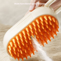 Electric spray cat hair comb, bath massage brush comb