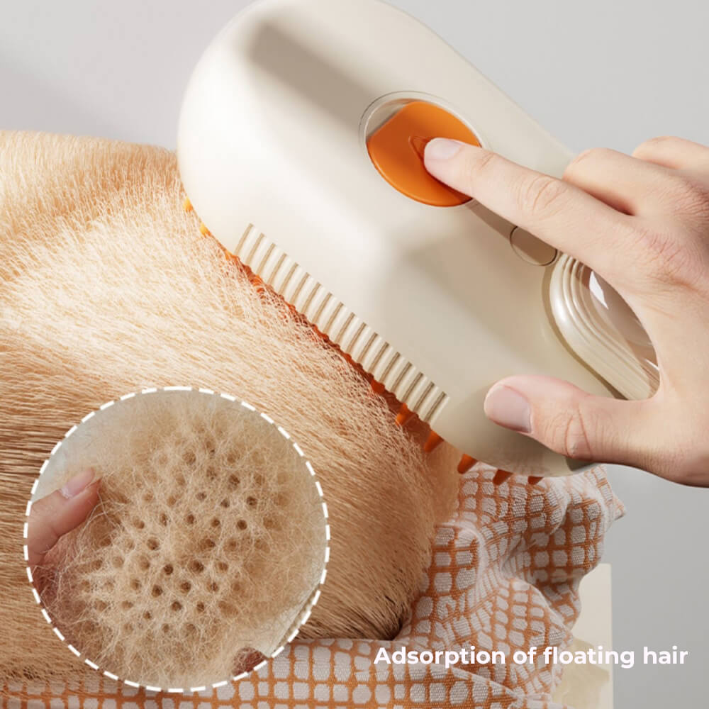 Electric spray cat hair comb, bath massage brush comb