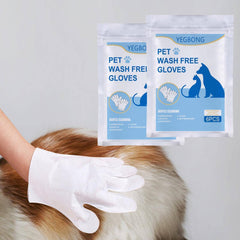 Disposable cleaning gloves for cats and dogs spa bath massage non-woven fabric no-rinse soft eye wipes