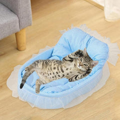 Removable Dog Bed Lace Cat Sofa for Cats or Small Dogs Indoor Puppies and Kittens