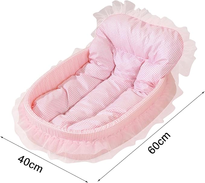 Removable Dog Bed Lace Cat Sofa for Cats or Small Dogs Indoor Puppies and Kittens