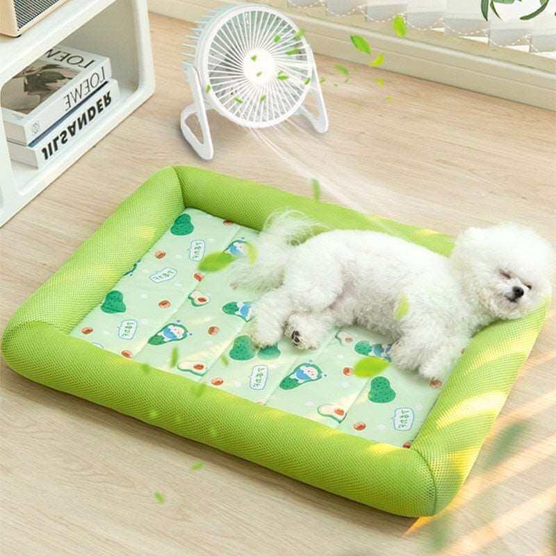 Best Quality Silk Dog Bed Summer Cooling Pet Ice Mats For Dogs Cats