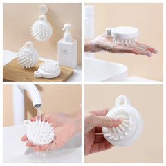 Silicone shampoo brush scalp massage comb shampoo comb tool