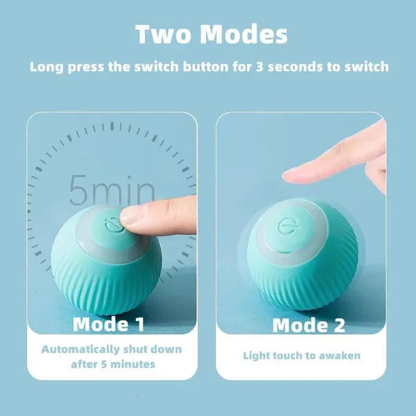 Smart cat toy indoor automatic rolling magic ball electronic interactive cat game ball