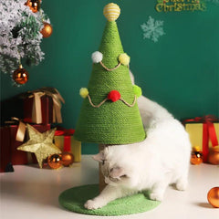 Sisal Scratcher Column & Holiday Decor