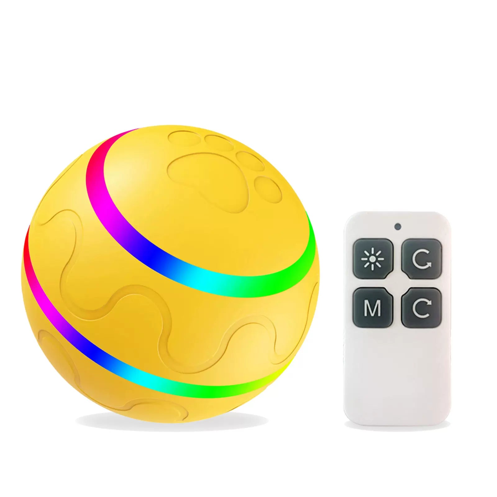 Smart Flashing Interactive Remote Control Toy Ball