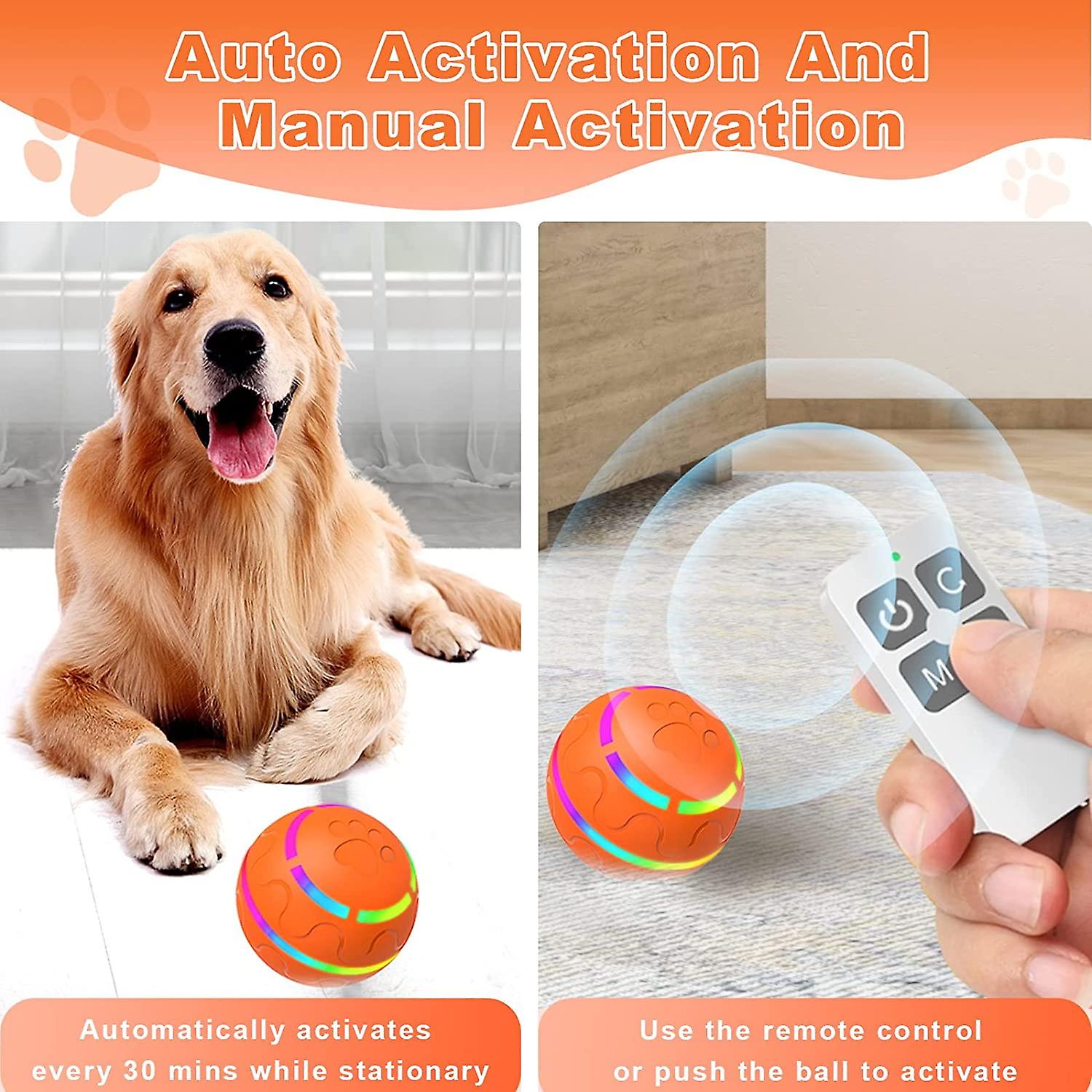 Smart Flashing Interactive Remote Control Toy Ball