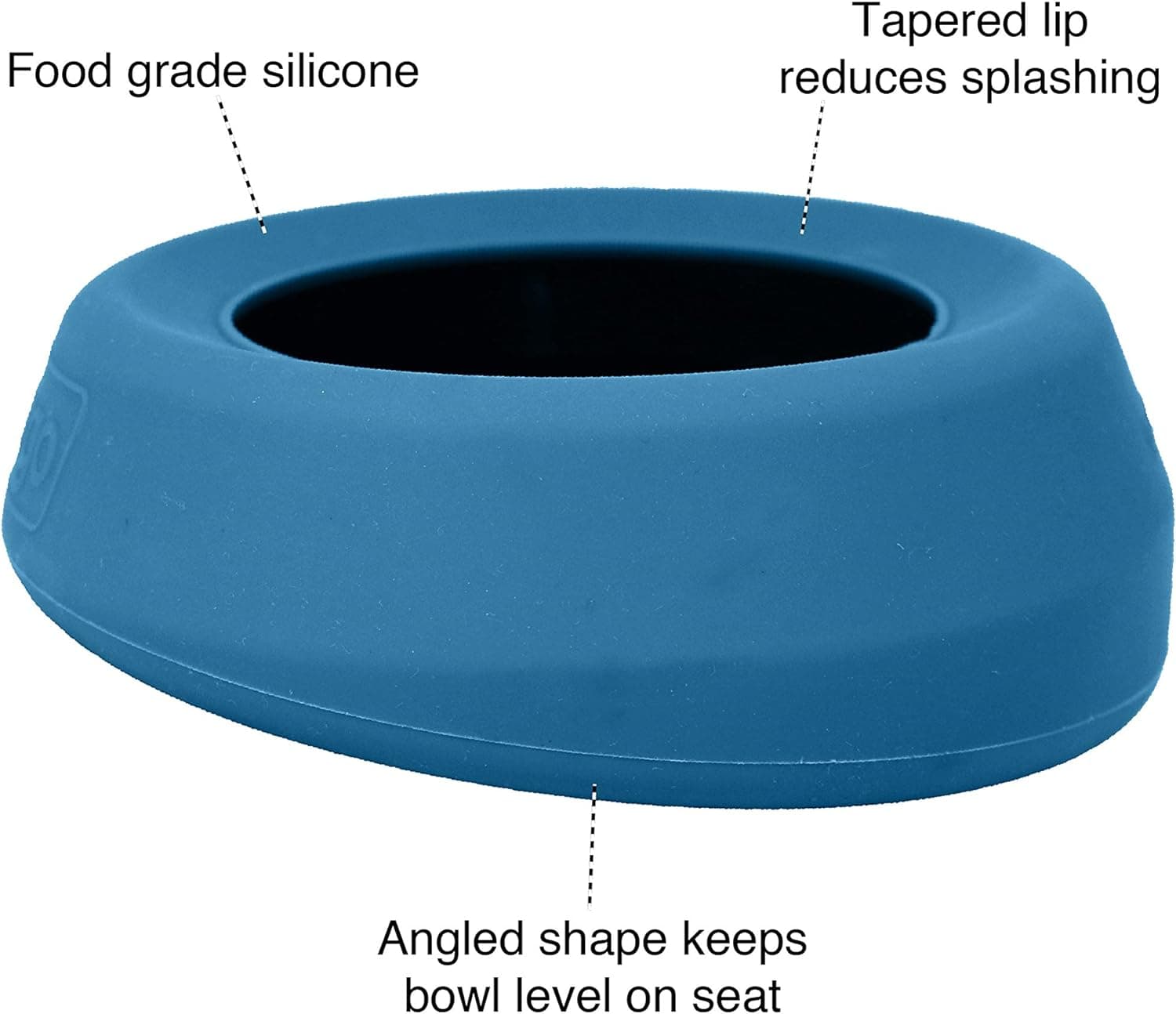 Splash Free Wander Water Bowl, No Spill Dog Travel Bowl, Portable No Mess Bowl for Dogs, Splash Less Car Bowl for Pets