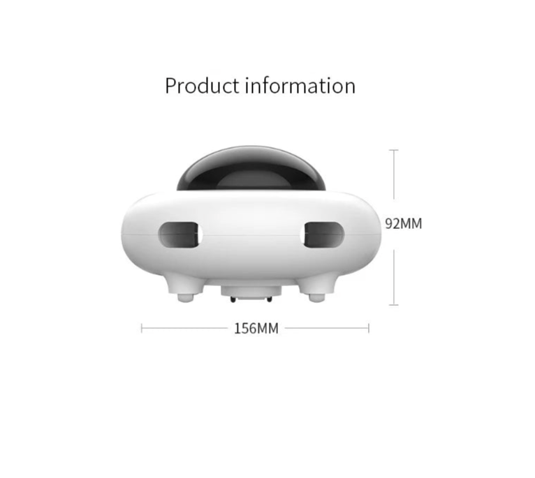 UFO Interactive Cat Toy Sharing USB Rechargeable Puppy Cat Toy Pet Smart Turntable Capture Training Toy