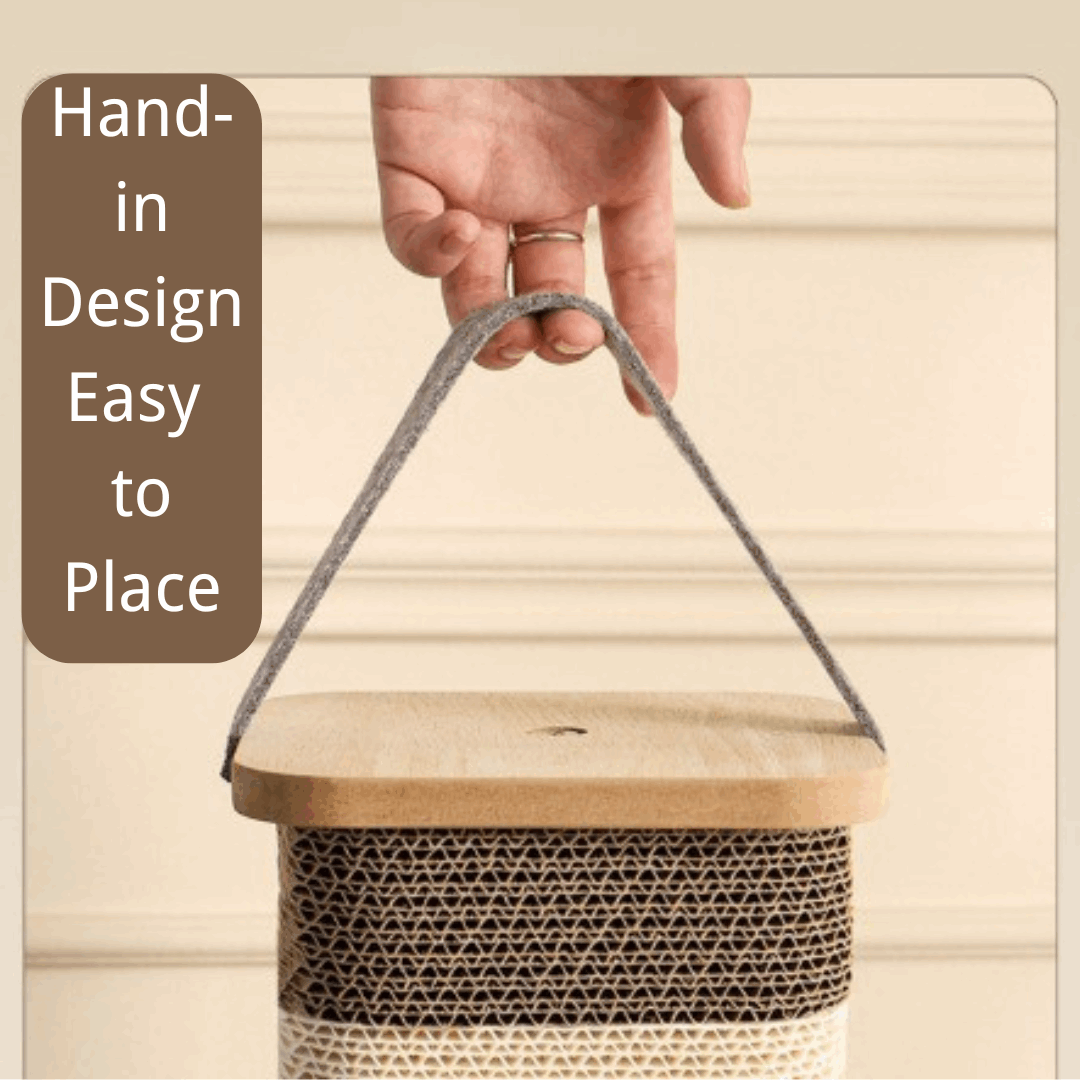 Vertical Wear-resistant Corrugated Cat Claw Column Cat Claw Grinding Toy