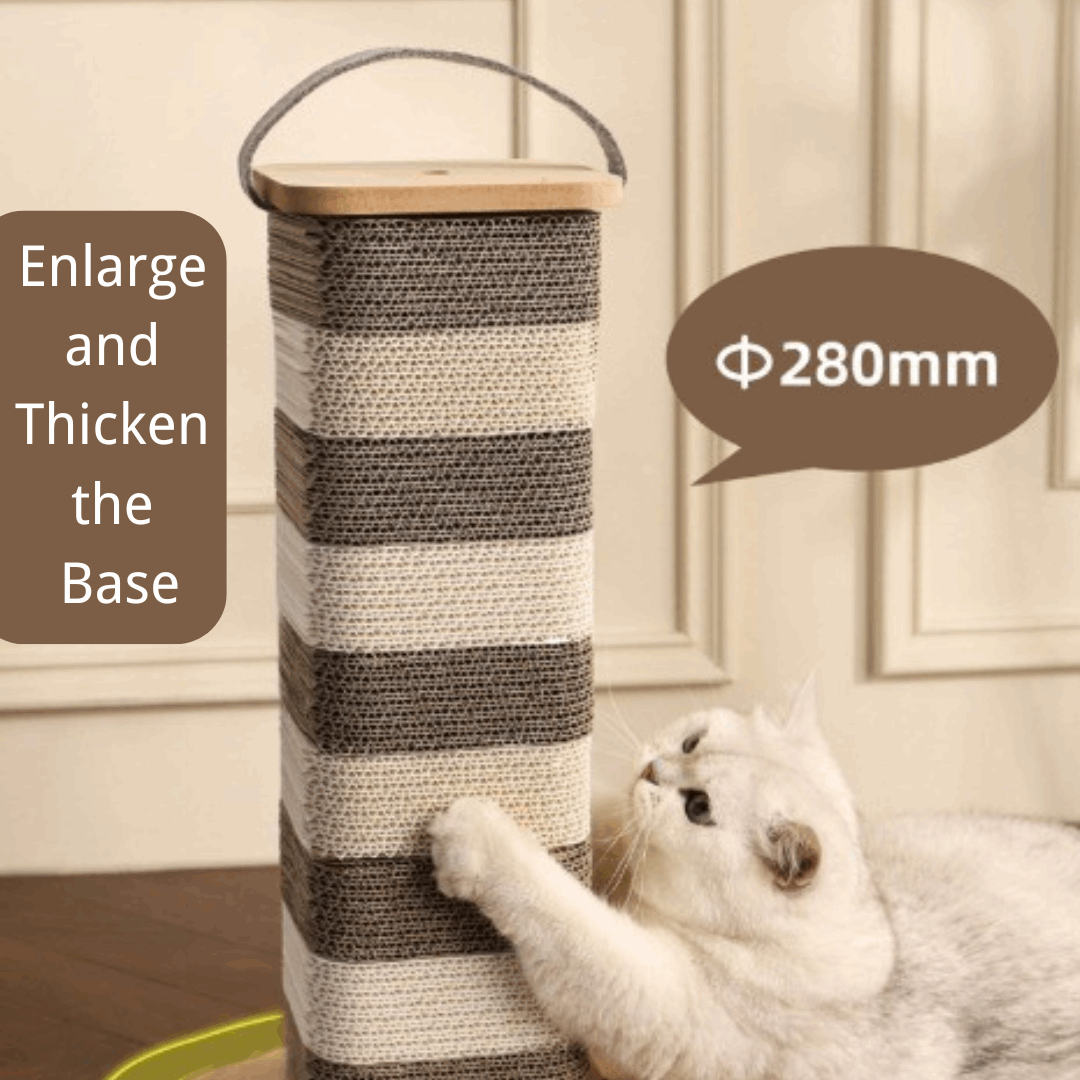 Vertical Wear-resistant Corrugated Cat Claw Column Cat Claw Grinding Toy