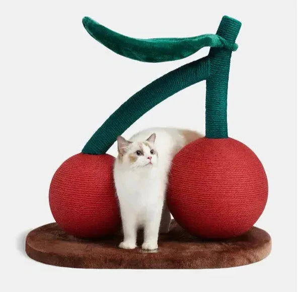 Cherry cat climbing frame cat scratching ball two in one wear-resistant cat toy self-entertainment cat toy