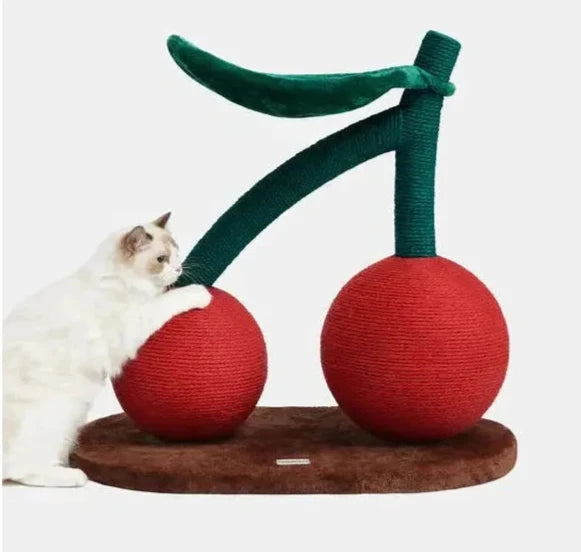 Cherry cat climbing frame cat scratching ball two in one wear-resistant cat toy self-entertainment cat toy