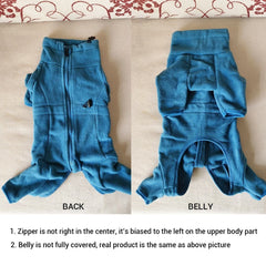 Winter dog pajamas dog coat high elastic high collar cold-proof warm tight and comfortable