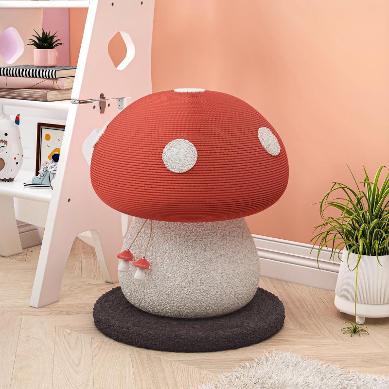 Pink Cat Scratching Post Mushroom Post