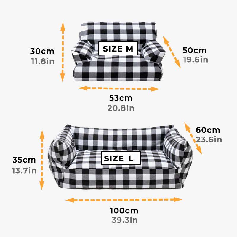 2 in 1 Cooling Dog & Cat Sofa Cushion Bed