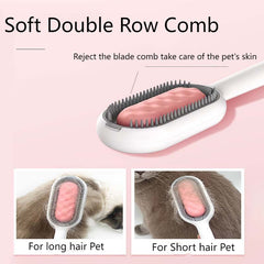 Hamster Double Sided Brush Removes Pet Hair Beauty Cleansing Massage Comb