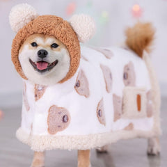 AyipetsStoreBearLambFleeceDogCapeWarmClothing-_6