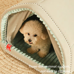 AyipetsStoreDoubleCurtainPetHouseEnclosedDogBed-_7