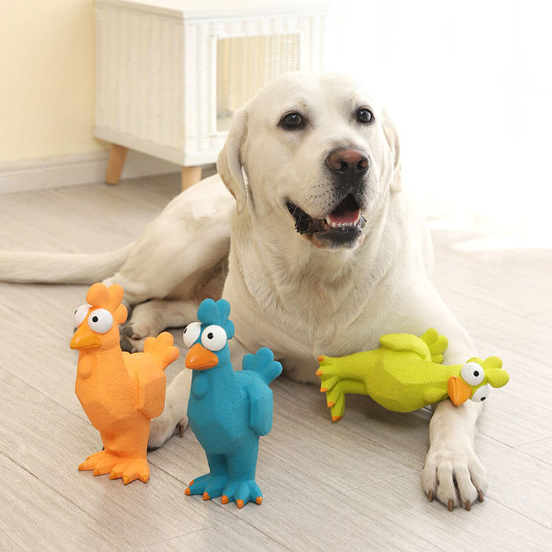 AyipetsStoreFunnyRoosterSqueakyEmulsionToyDogChewToy-_5