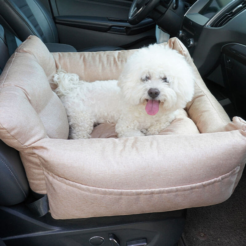 AyipetsStoreSmilingAngelRemovableDogCarSeatBed-_5