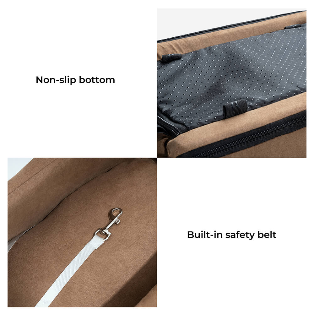 AyipetsStoreSuedeOvalLookoutConsolePetCarSeat3