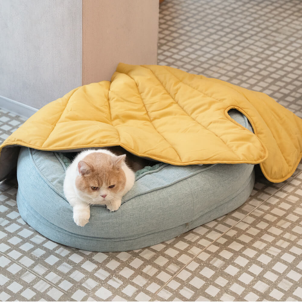 AyipetsStore_LeafShapeDogBlanketWithDonutDogBed9