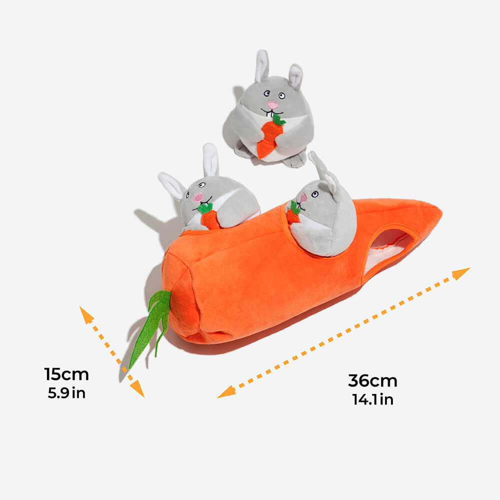 AyipetsStore_PlushCarrotsBunniesBurrowDollSqueakyDogToy2