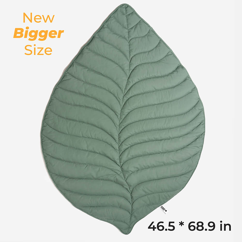 AyipetsStore_SuperLargeHighQualityLeafShapeHumanMatDogBlanket103