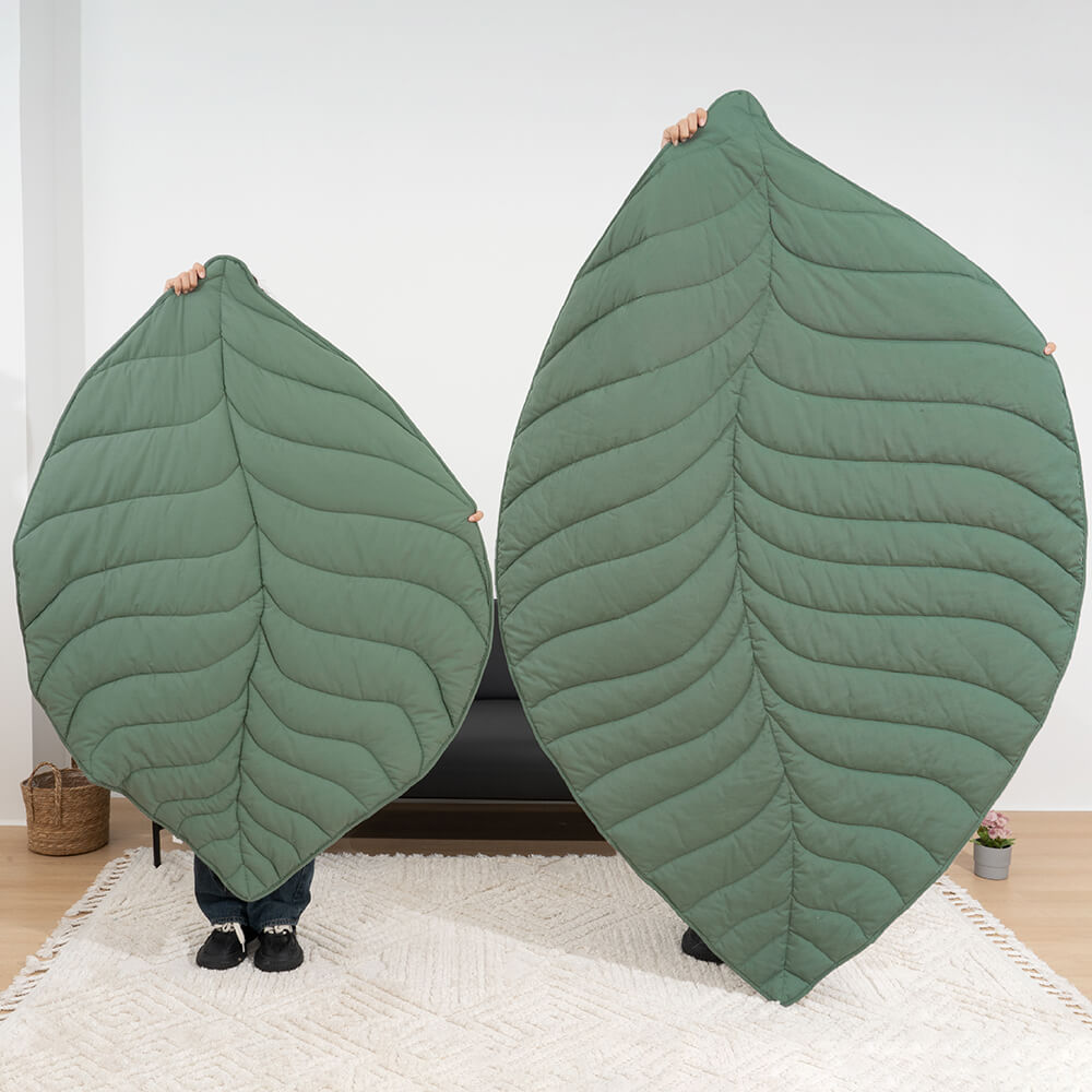 AyipetsStore_SuperLargeHighQualityLeafShapeHumanMatDogBlanket13