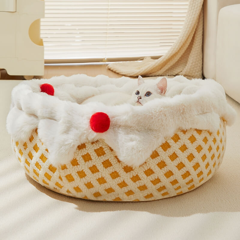 CreamCakePetBedPlushDeepSleepingDog_CatBed00