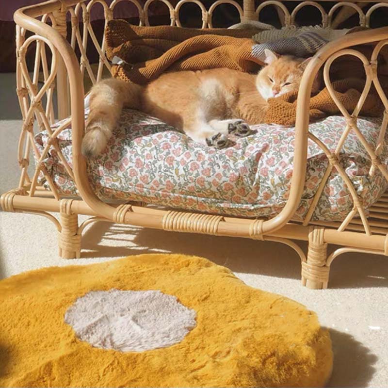 Sunflower Memory Foam Cat Mat Seat Pad