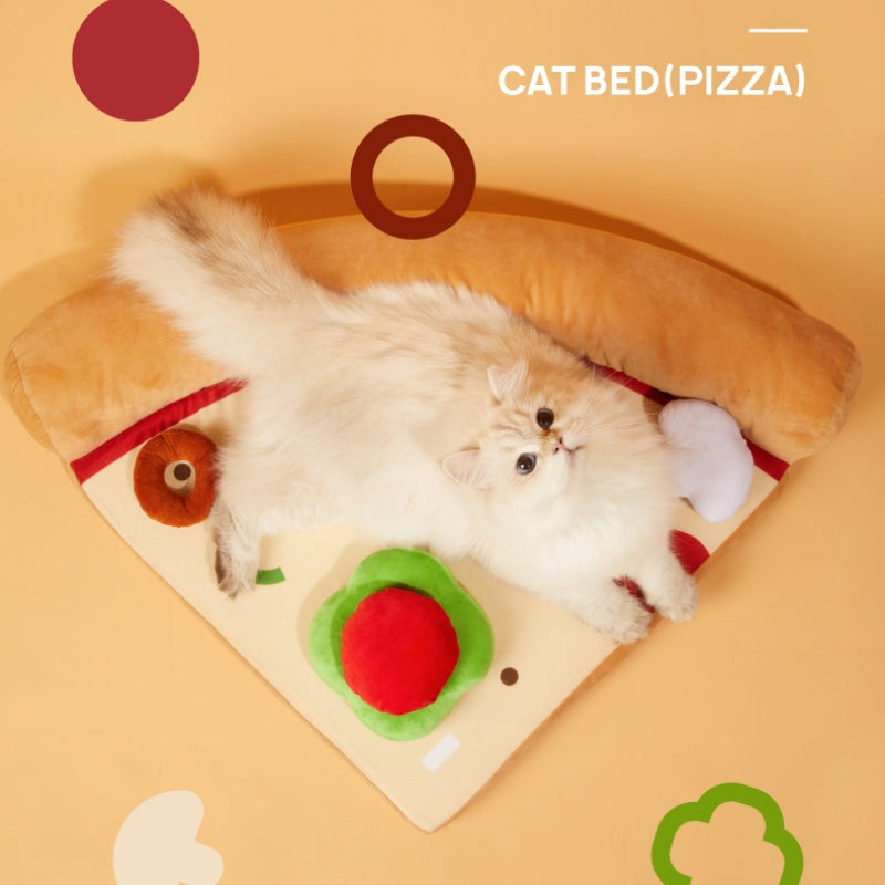 FunMatPizzaCatBed