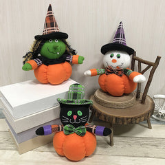 Halloween Pumpkin Dog Plush Toy Horrible Home Decoration