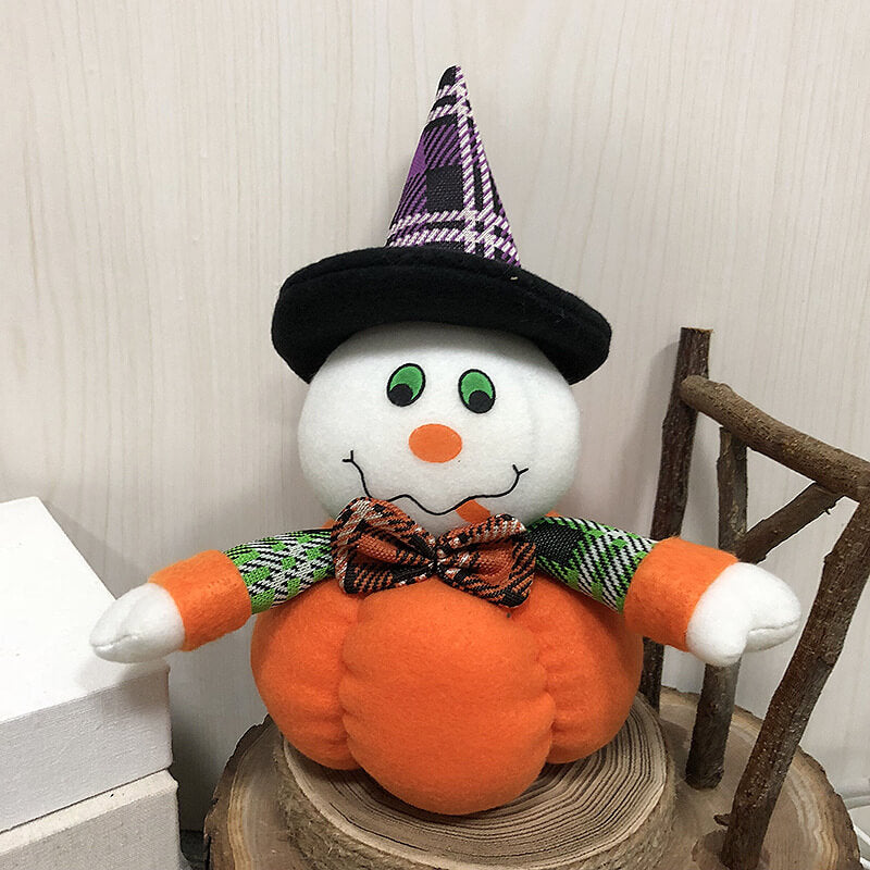 Halloween Pumpkin Dog Plush Toy Horrible Home Decoration