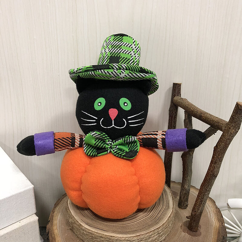 Halloween Pumpkin Dog Plush Toy Horrible Home Decoration