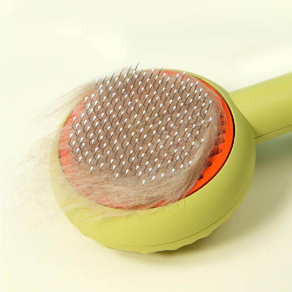 New Donut Pet Comb Self-Cleaning Needle Comb Hair Remover