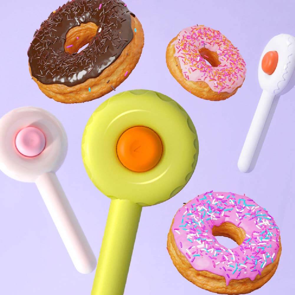 New Donut Pet Comb Self-Cleaning Needle Comb Hair Remover