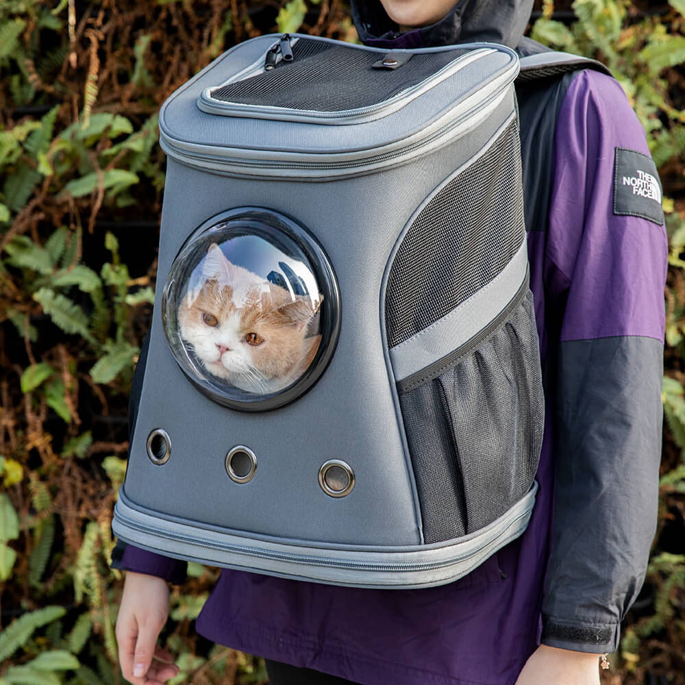 SpaceCapsuleTransparentBreathablePetCarrierBackpack3