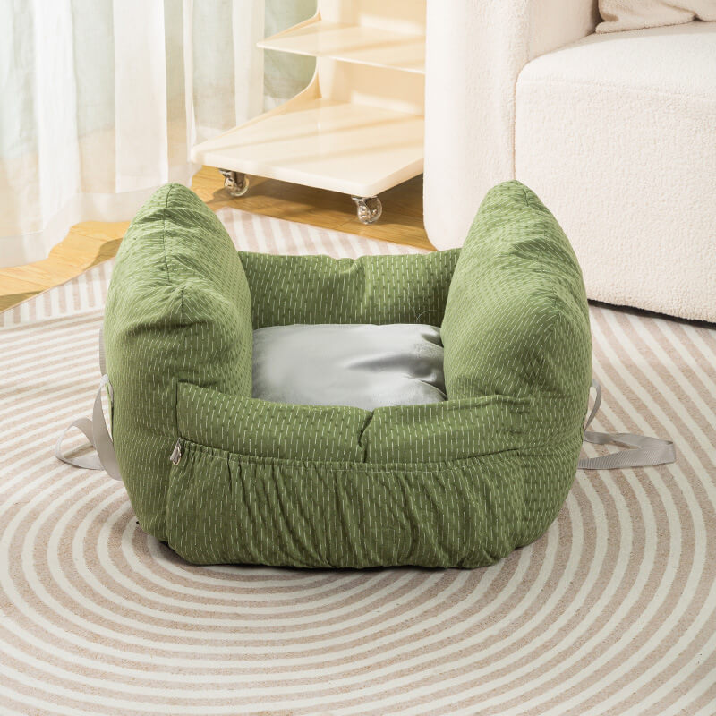 Super Soft Removable Non-slip Dog Car Seat Bed