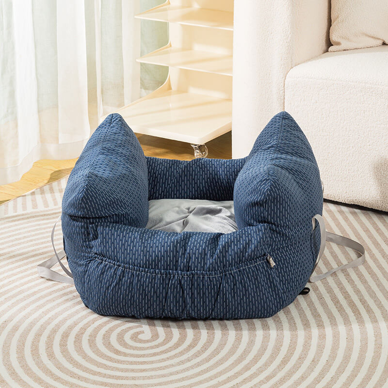 Super Soft Removable Non-slip Dog Car Seat Bed