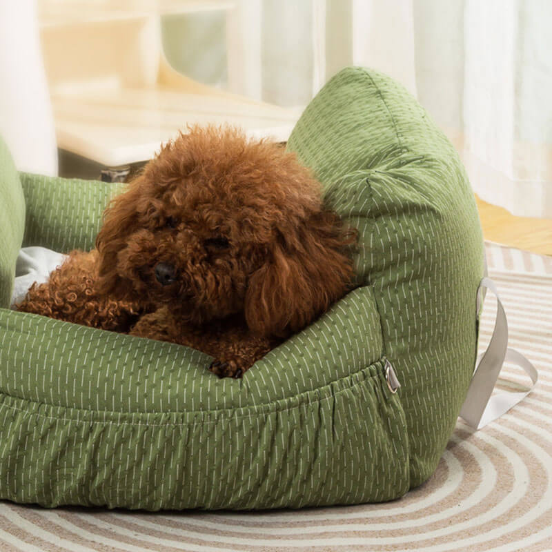 Super Soft Removable Non-slip Dog Car Seat Bed