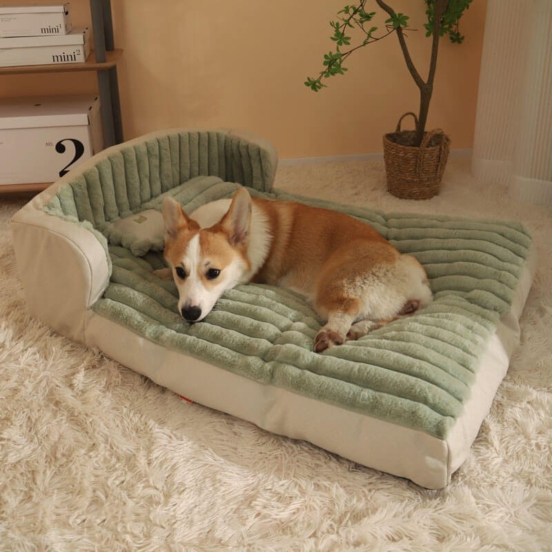 Warm & Secure Thick Sleeping Pet Sofa Bed