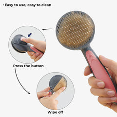 Easy To Clean Pet Comb & Brush